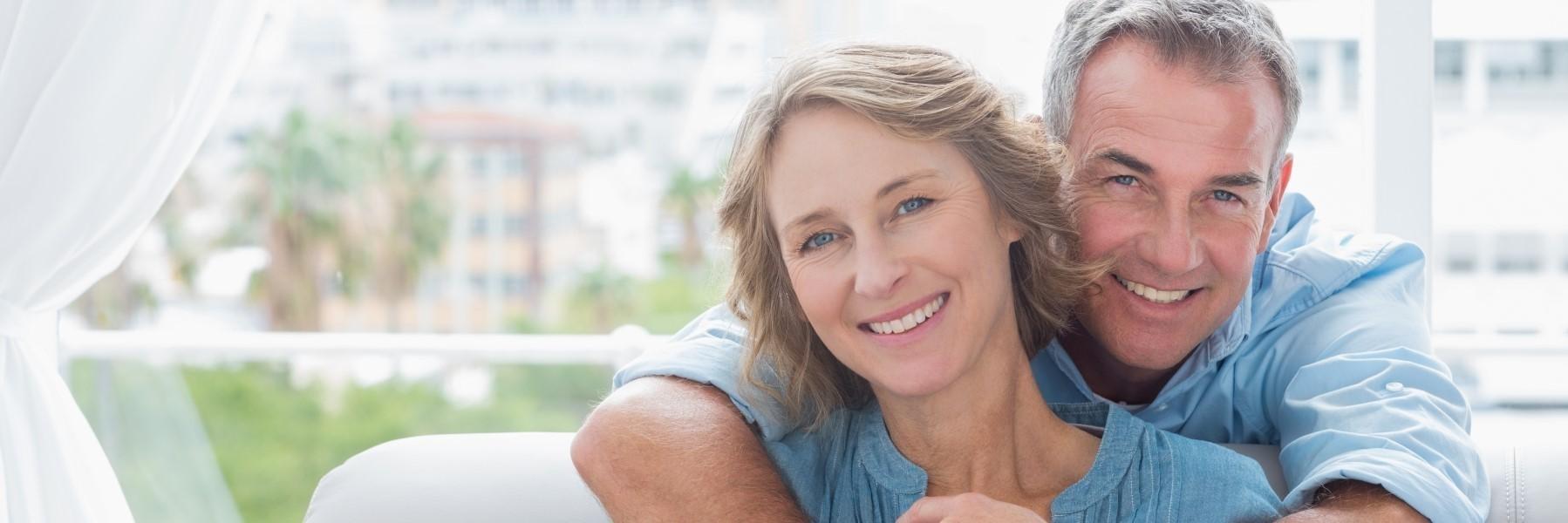 woodland hills man and woman smiling